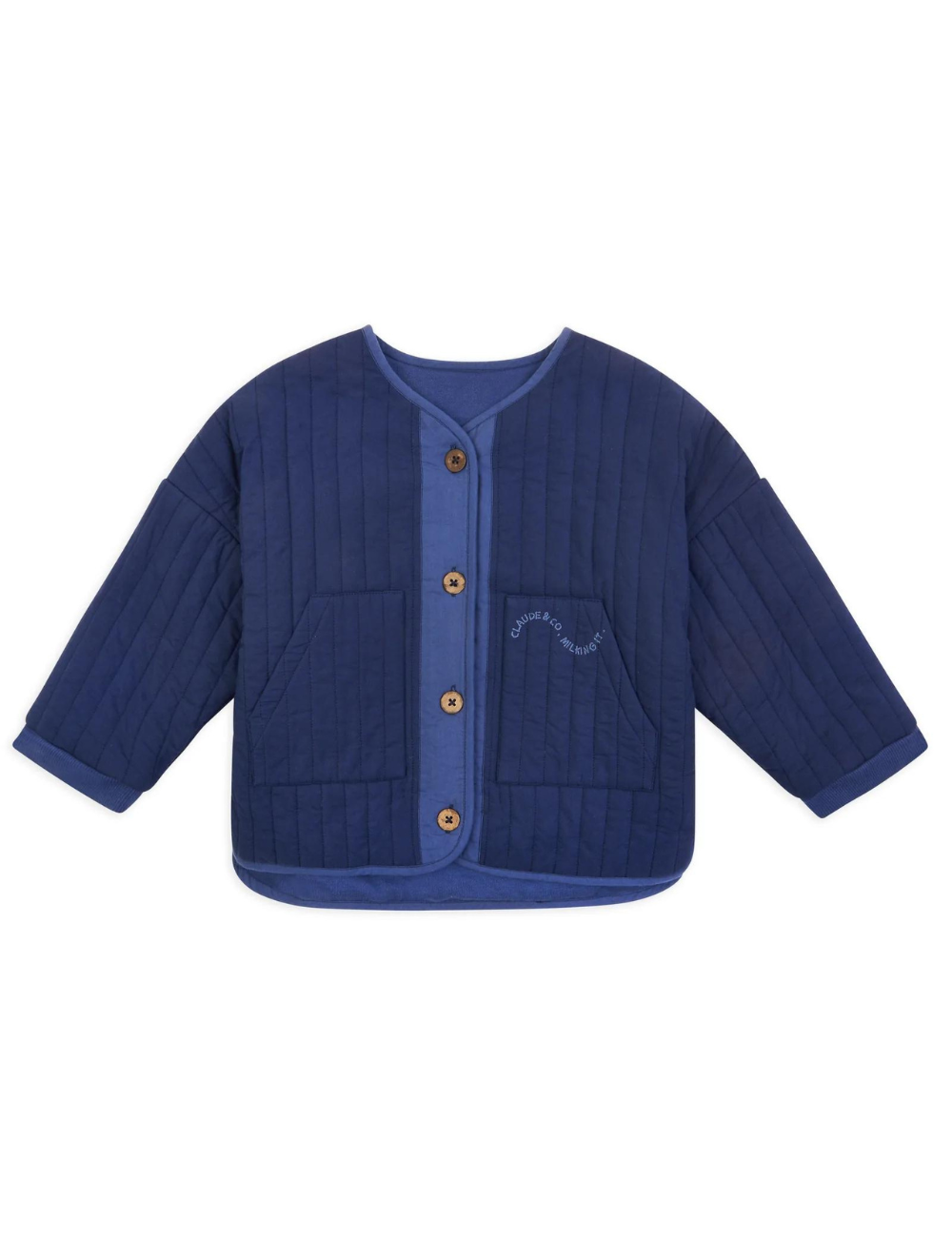 Quilted Jacket French Navy