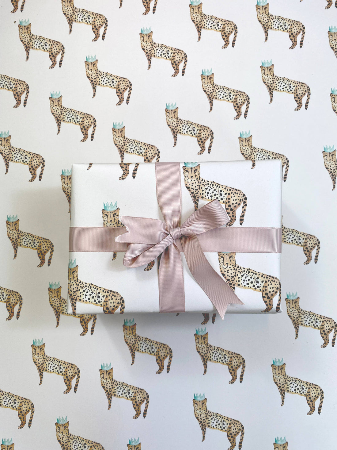Cheetah Gift Wrap