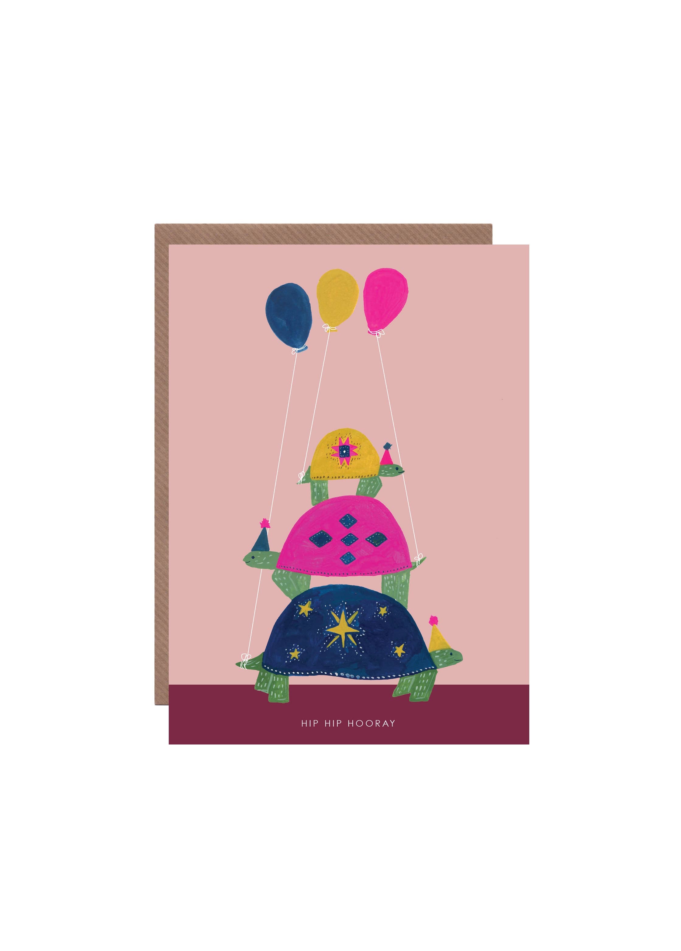 Tortoise Tower birthday Greetings Card