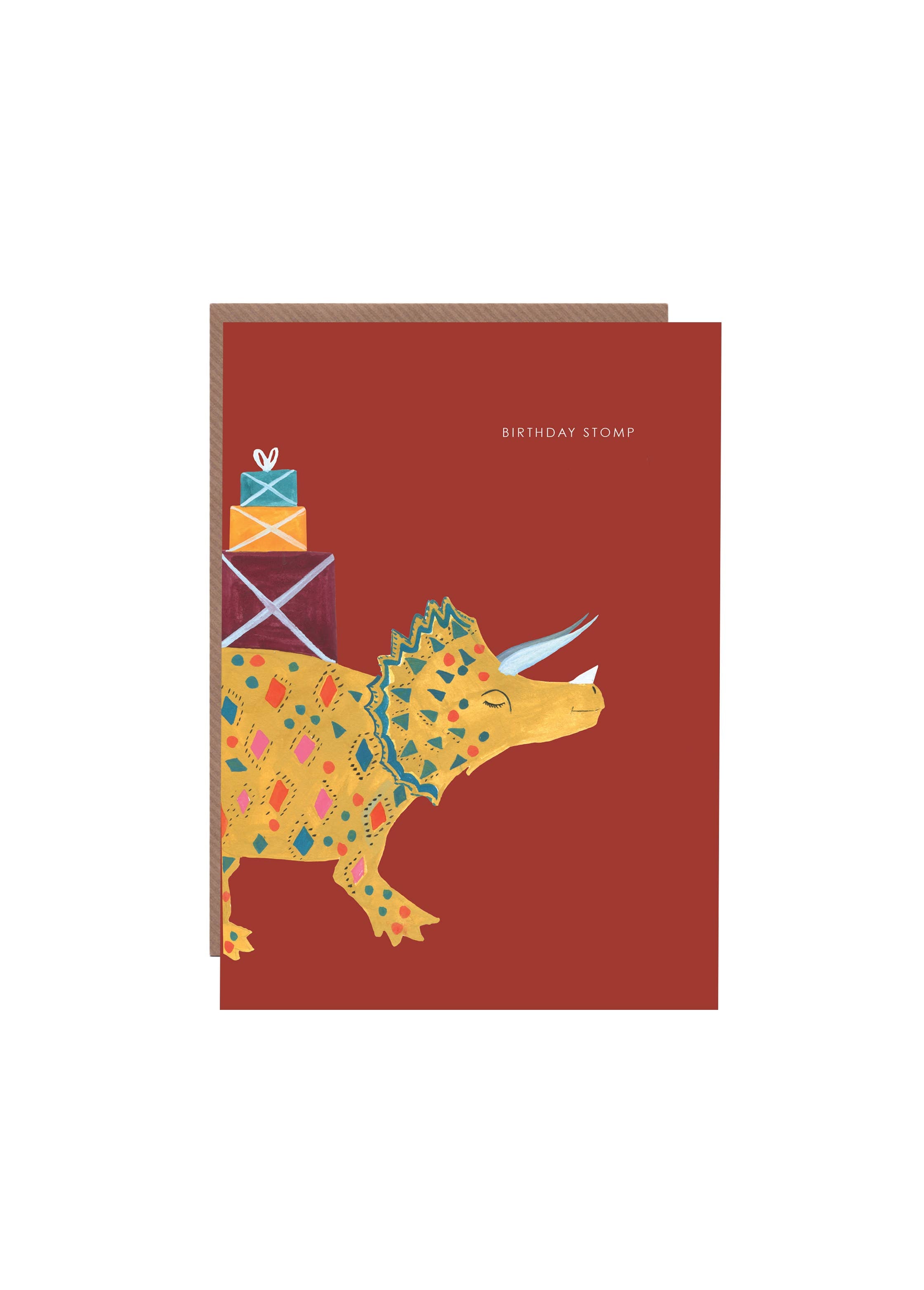 Dinosaur Stomp Card