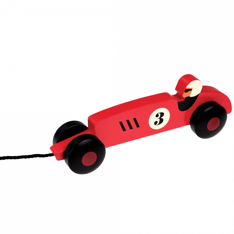Vintage Racer Pull Toy