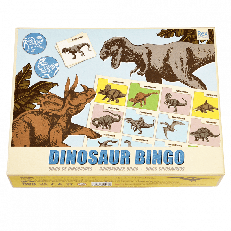 Prehistoric Land Dinosaur Bingo